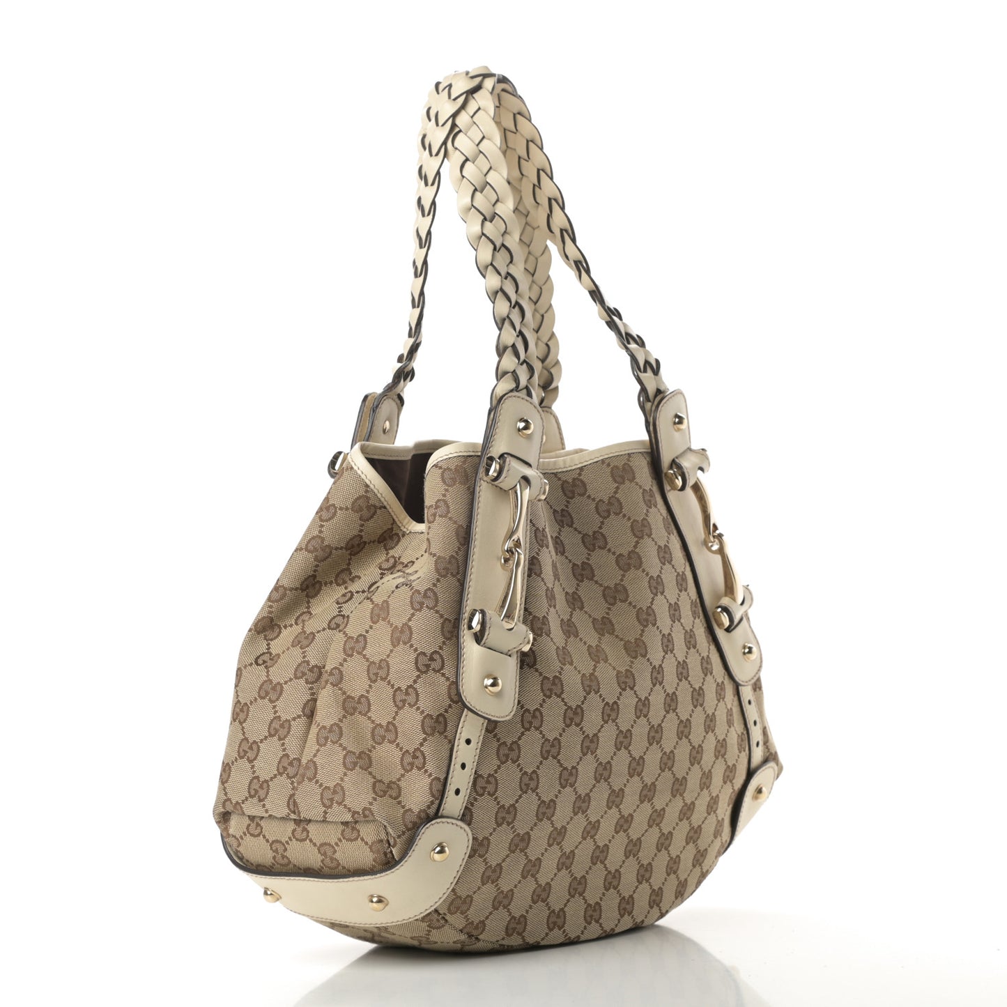 Monogram Small Pelham Shoulder Bag Off White