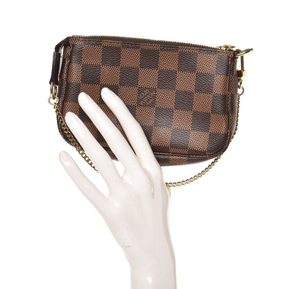 Louis Vuitton Damier Ebene Mini Pochette Accessories 2 of 8