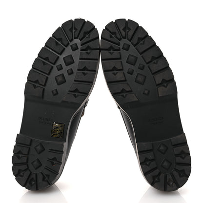Hermes Calfskin Womens Icone Loafers 40 Black 7 of 13