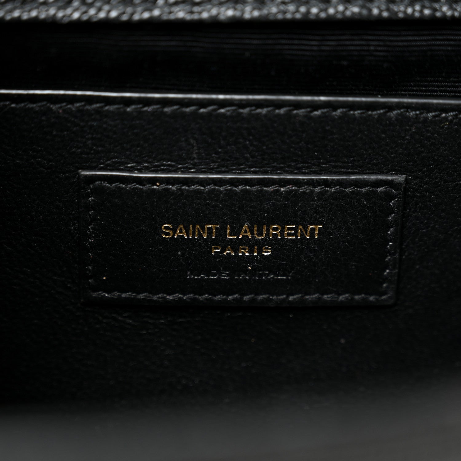 Saint Laurent Grain De Poudre Medium Classic Monogram Kate Satchel Black 7 of 15