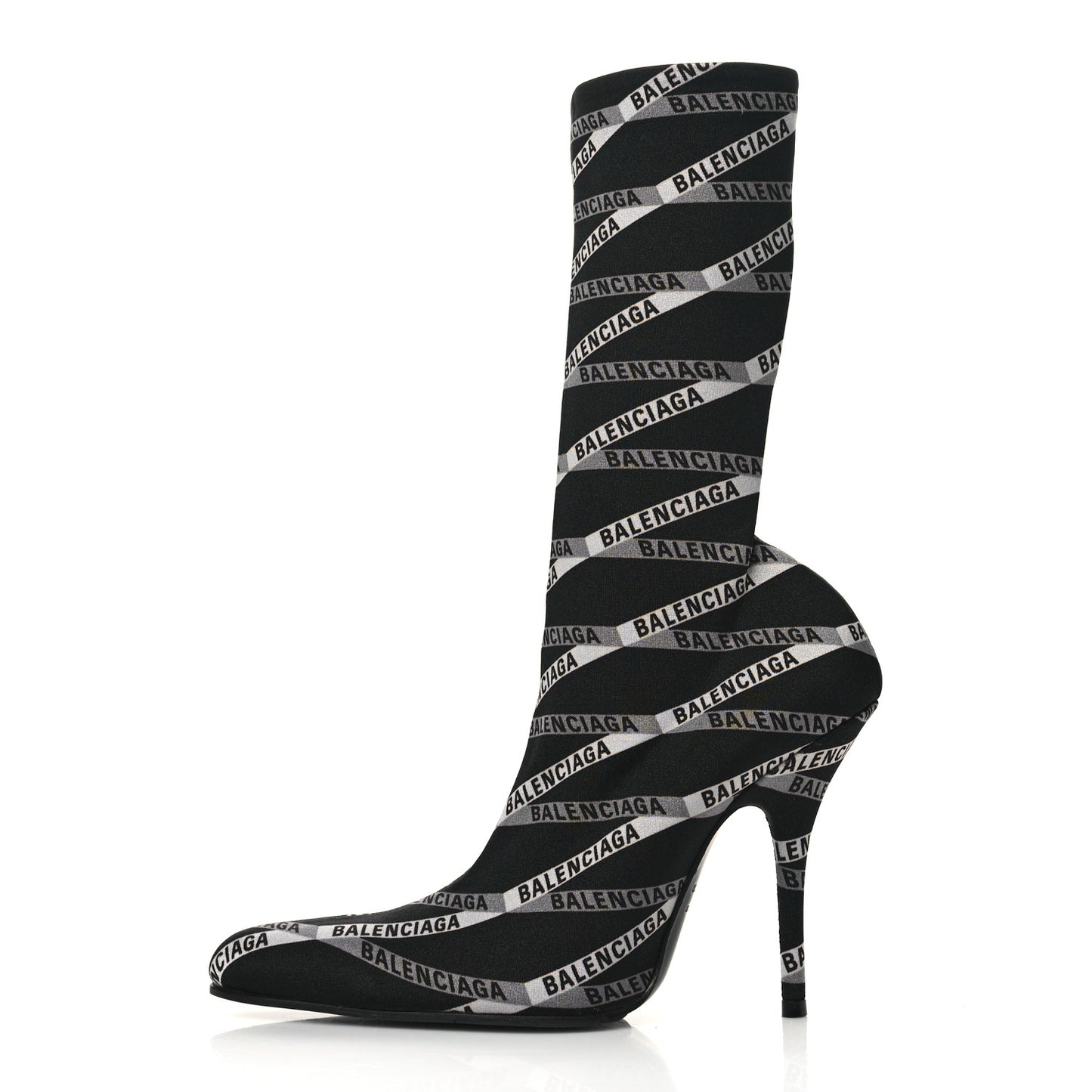 Spandex Losange Monogram 110mm Booties 37 Gris Black