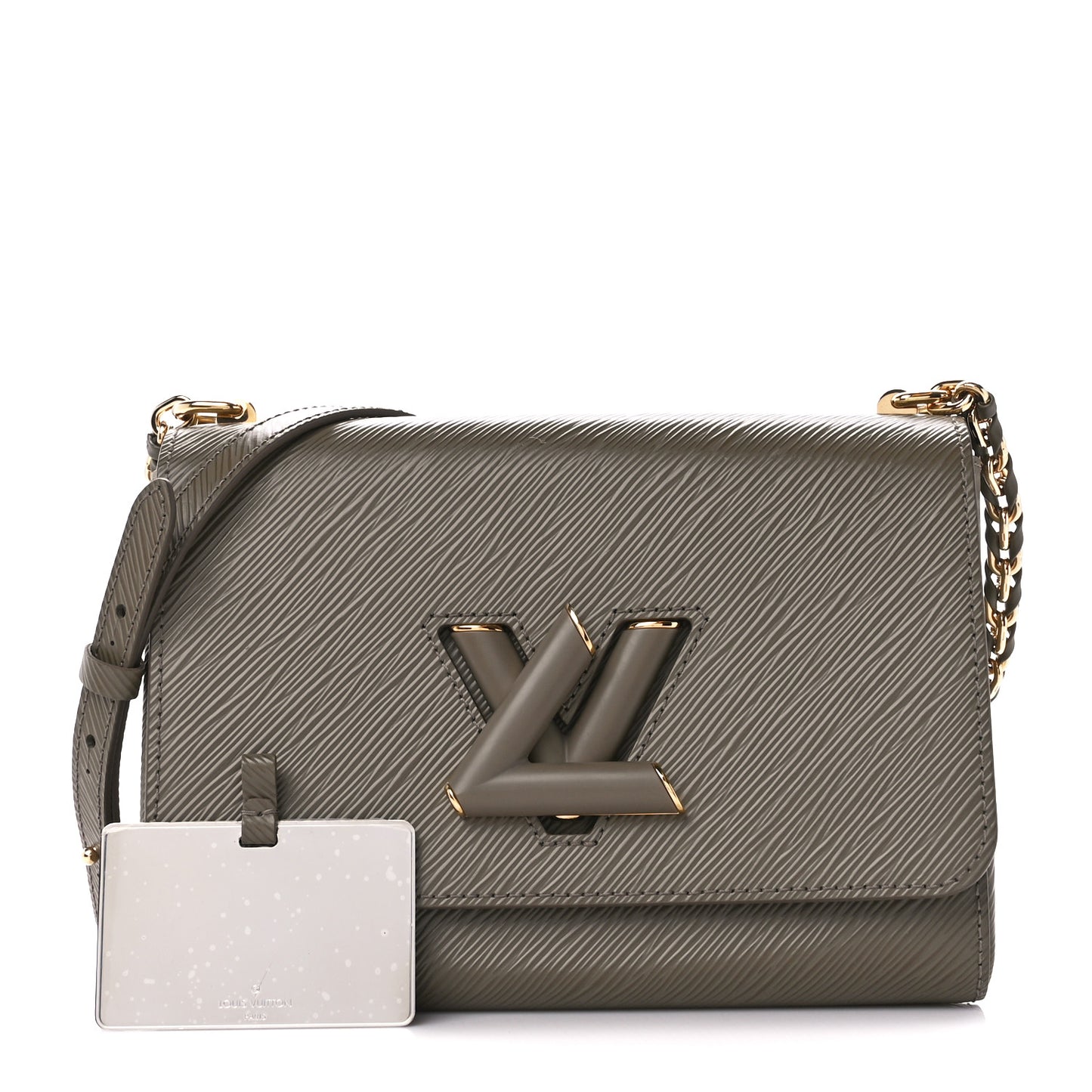 Epi Twist Shoulder Bag MM Smokey Brown