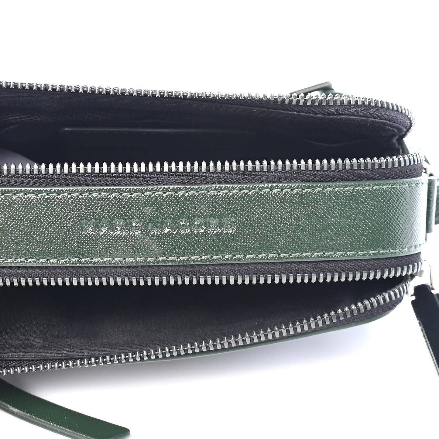 Saffiano Small Snapshot Camera Bag Olive Green