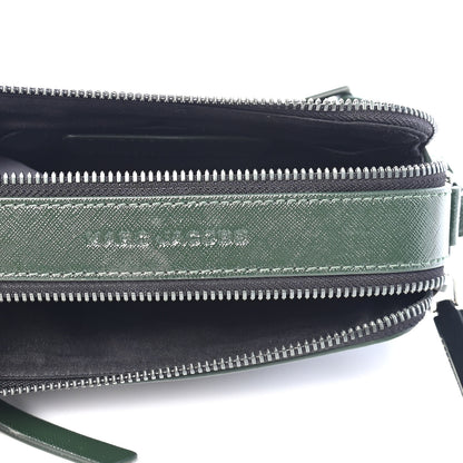 Marc Jacobs Saffiano Small Snapshot Camera Bag Olive Green 5 of 8