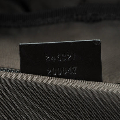 Gucci GG Supreme Monogram Large Interlocking G Double Buckle Backpack Dark Brown 7 of 7