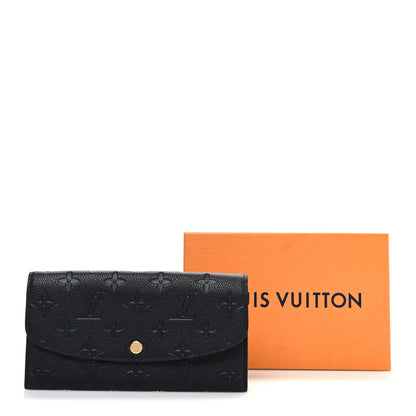 Louis Vuitton Empreinte Emilie Wallet Black Dune 7 of 7