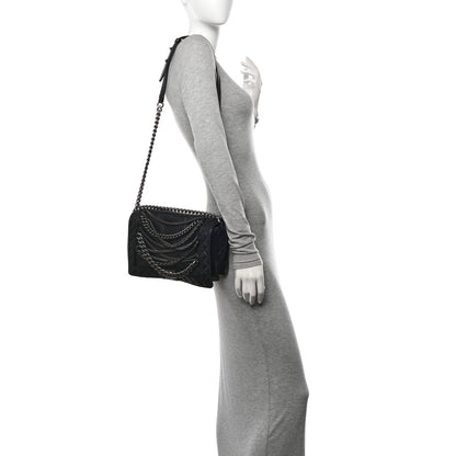 Chanel Calfskin Enchained New Medium Boy Flap Black 2 of 11