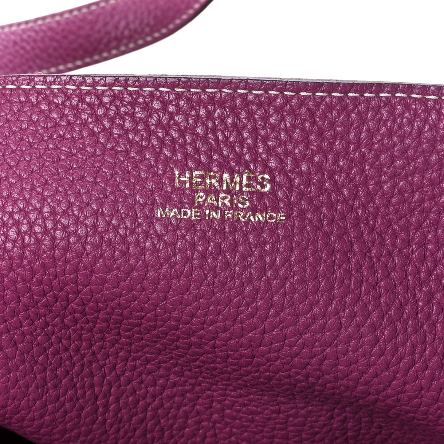 Taurillon Clemence Double Sens 45 Reversible Tote Marron D'Inde Tosca