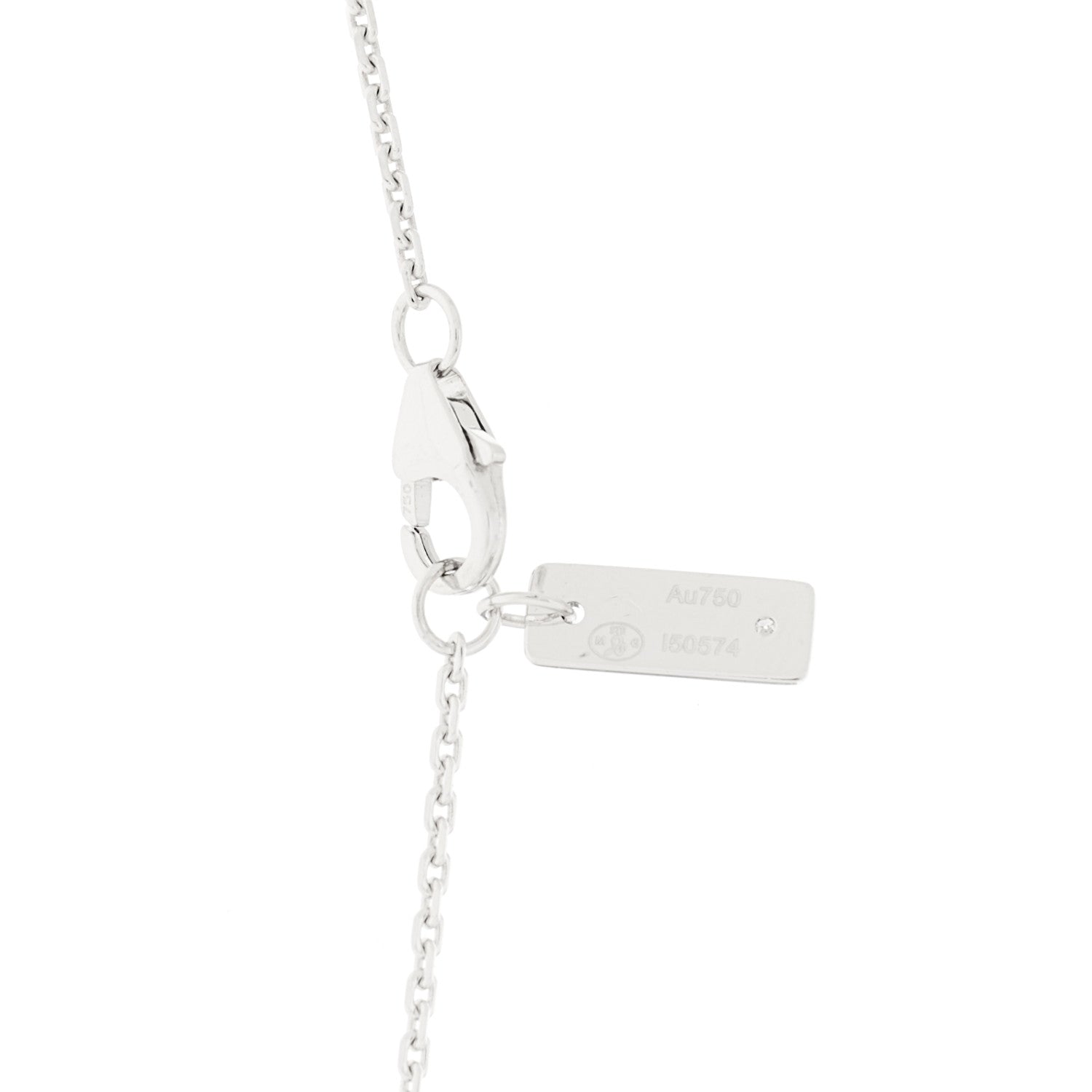 Messika 18K White Gold Diamond Move Pave Necklace 5 of 6