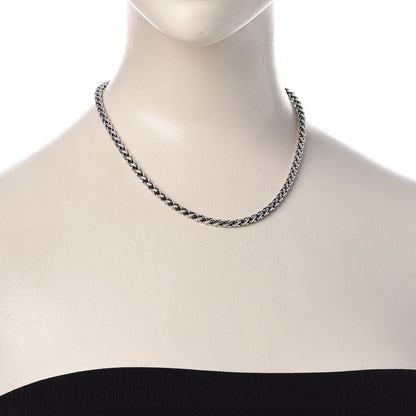 David Yurman Sterling Silver 4mm Wheat Chain Necklace 2 of 7