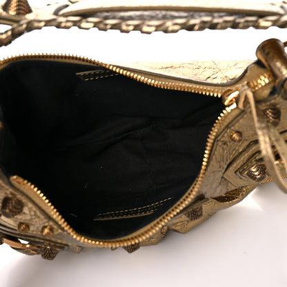 Balenciaga Metallic Agneau Arena Le Cagole Shoulder Bag XS Gold 6 of 10