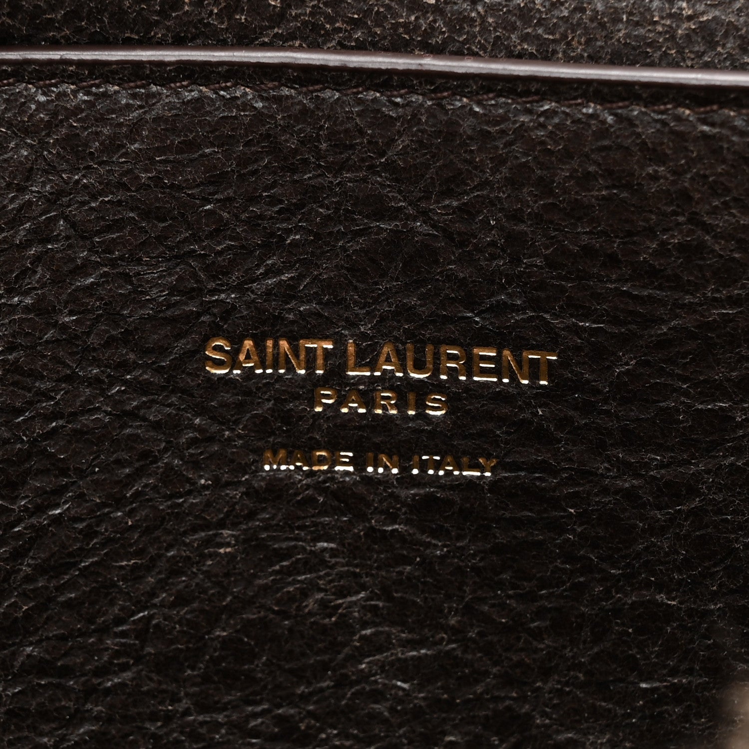 Saint Laurent Shearling Calfskin Small Reversible Monogram Kate Satchel Ecru Dark Brown 6 of 11