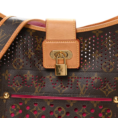 Louis Vuitton Monogram Perforated Musette Fuchsia 8 of 10