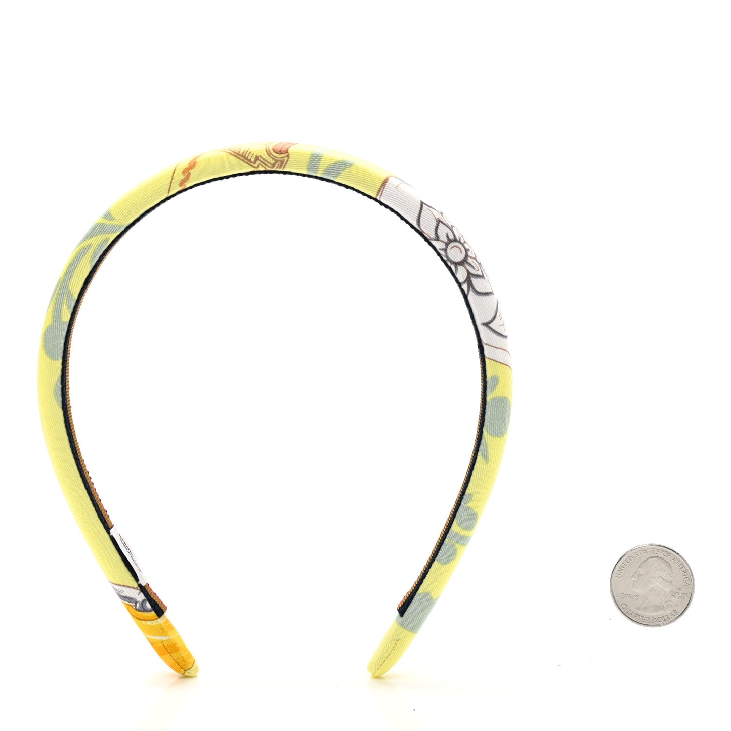 Silk Twill Etriers Remix Elsa Headband Jaune