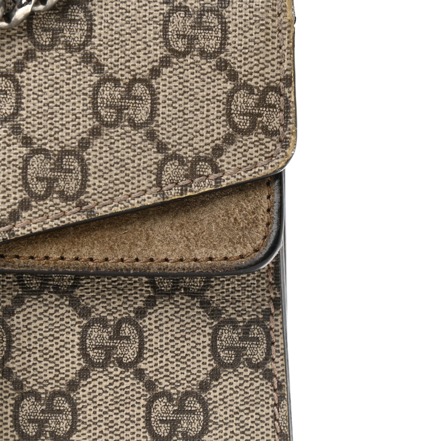 GG Supreme Monogram Mini Dionysus Shoulder Bag Taupe