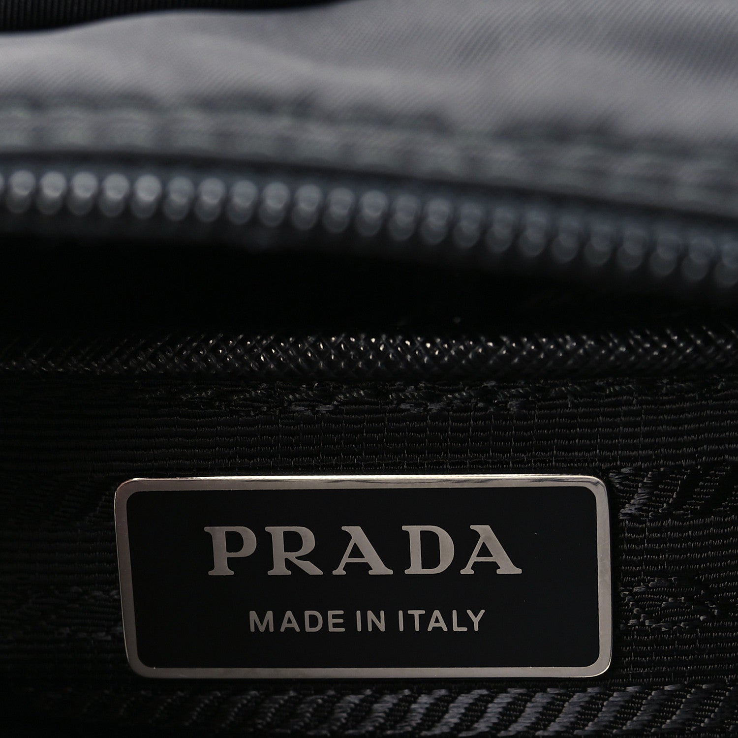 Prada Re-Nylon Vela Saffiano Pocket Single Buckle Messenger Shoulder Bag Black 6 of 8