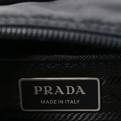 Prada Re-Nylon Vela Saffiano Pocket Single Buckle Messenger Shoulder Bag Black 6 of 8