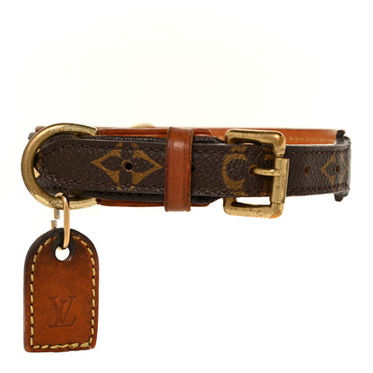 Louis Vuitton Monogram Baxter Dog Collar MM 1 of 7