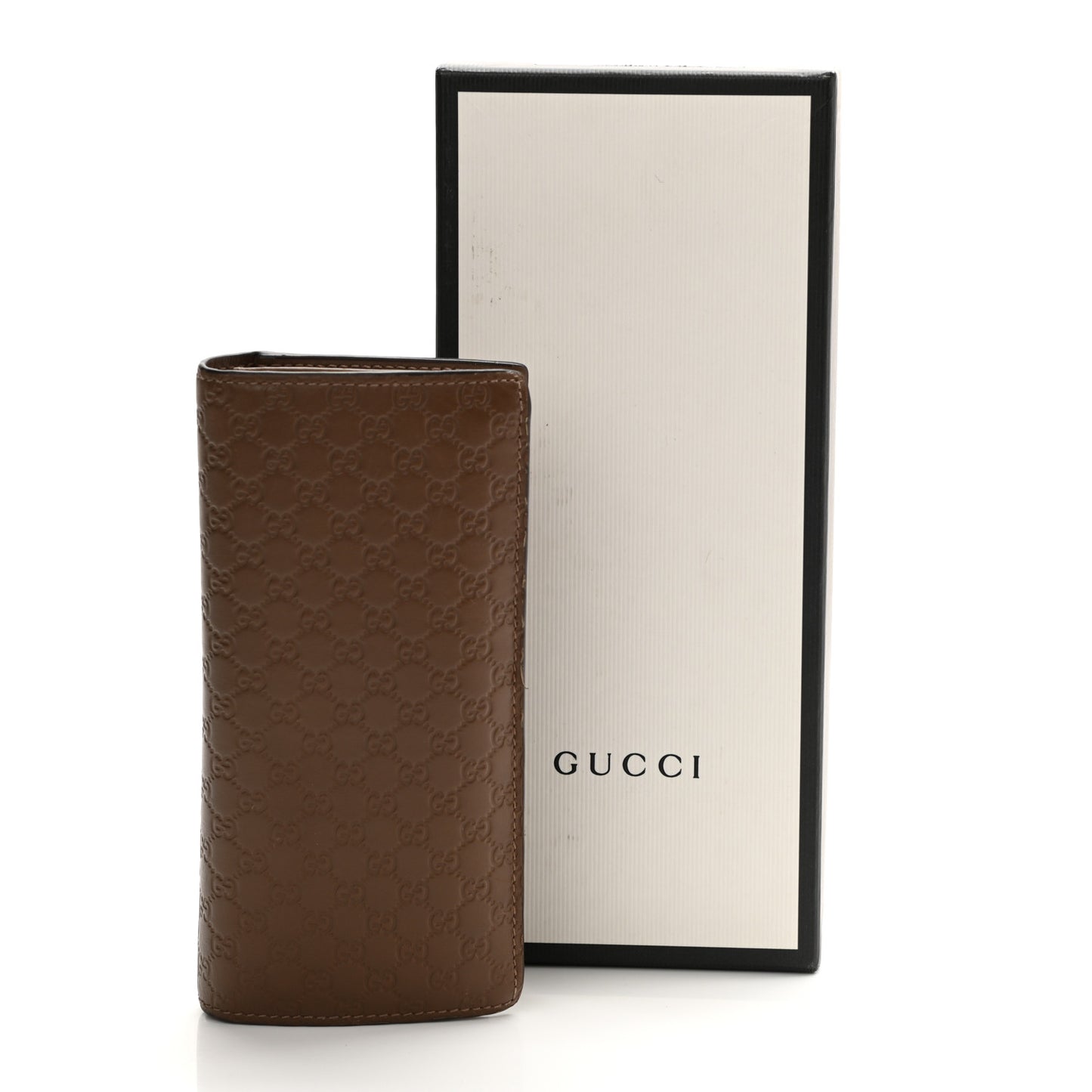 Microguccissima Bi-Fold Organizer Wallet Acero