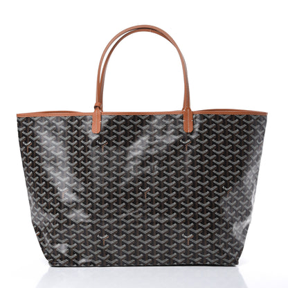 Goyard Goyardine Saint Louis GM Black Gold 2 of 10