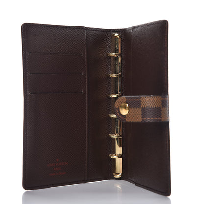 Louis Vuitton Damier Ebene Small Ring Agenda Cover 5 of 6