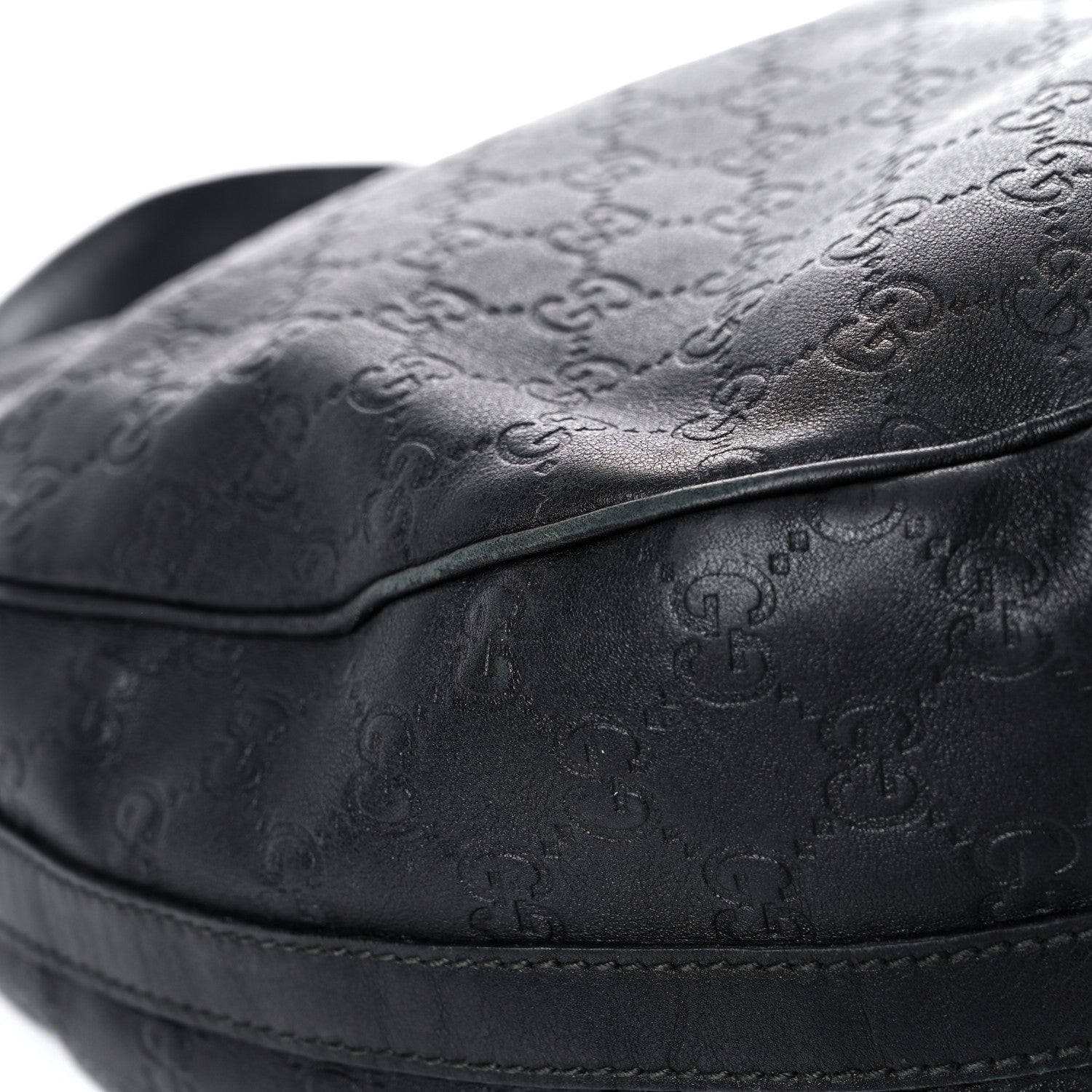 Gucci Guccissima Large GG Twins Hobo Black 23 of 30