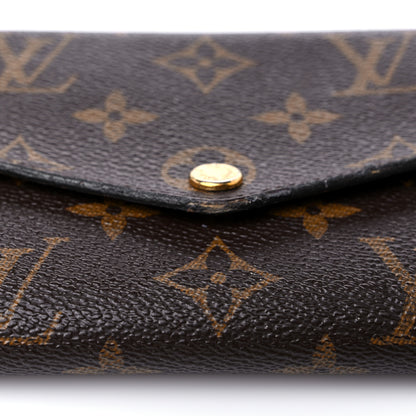 Louis Vuitton Monogram Sarah Wallet NM Rose Ballerine 22 of 22