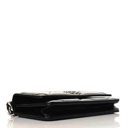 Chanel Lambskin Quilted Chanel 19 Wallet On Chain WOC Black 3 of 10