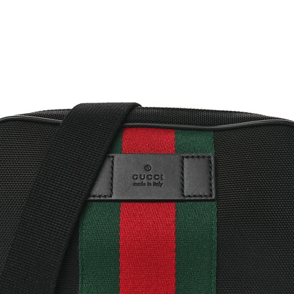 Gucci Canvas Web Slim Belt Bag Black 8 of 10