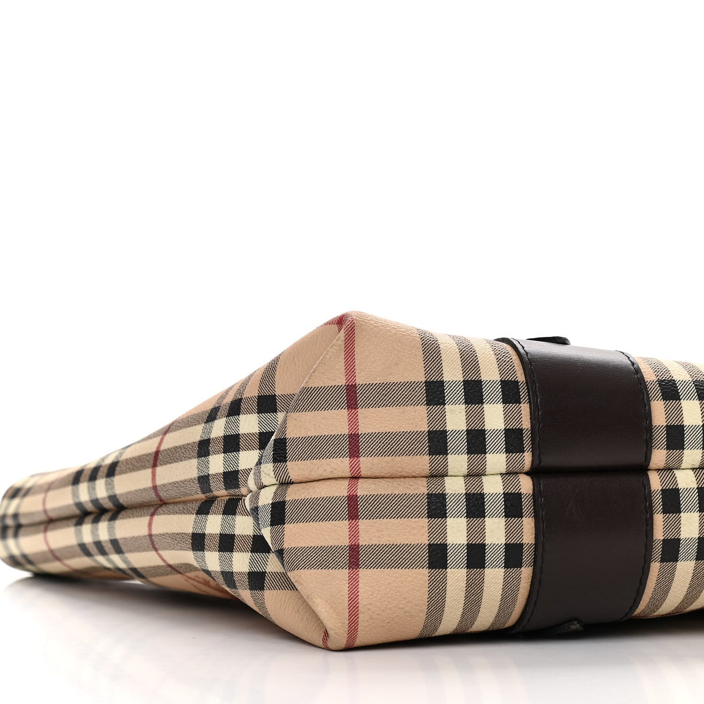 Haymarket Check Tote Chocolate