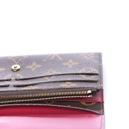 Louis Vuitton Monogram Emilie Wallet Fuchsia 9 of 15