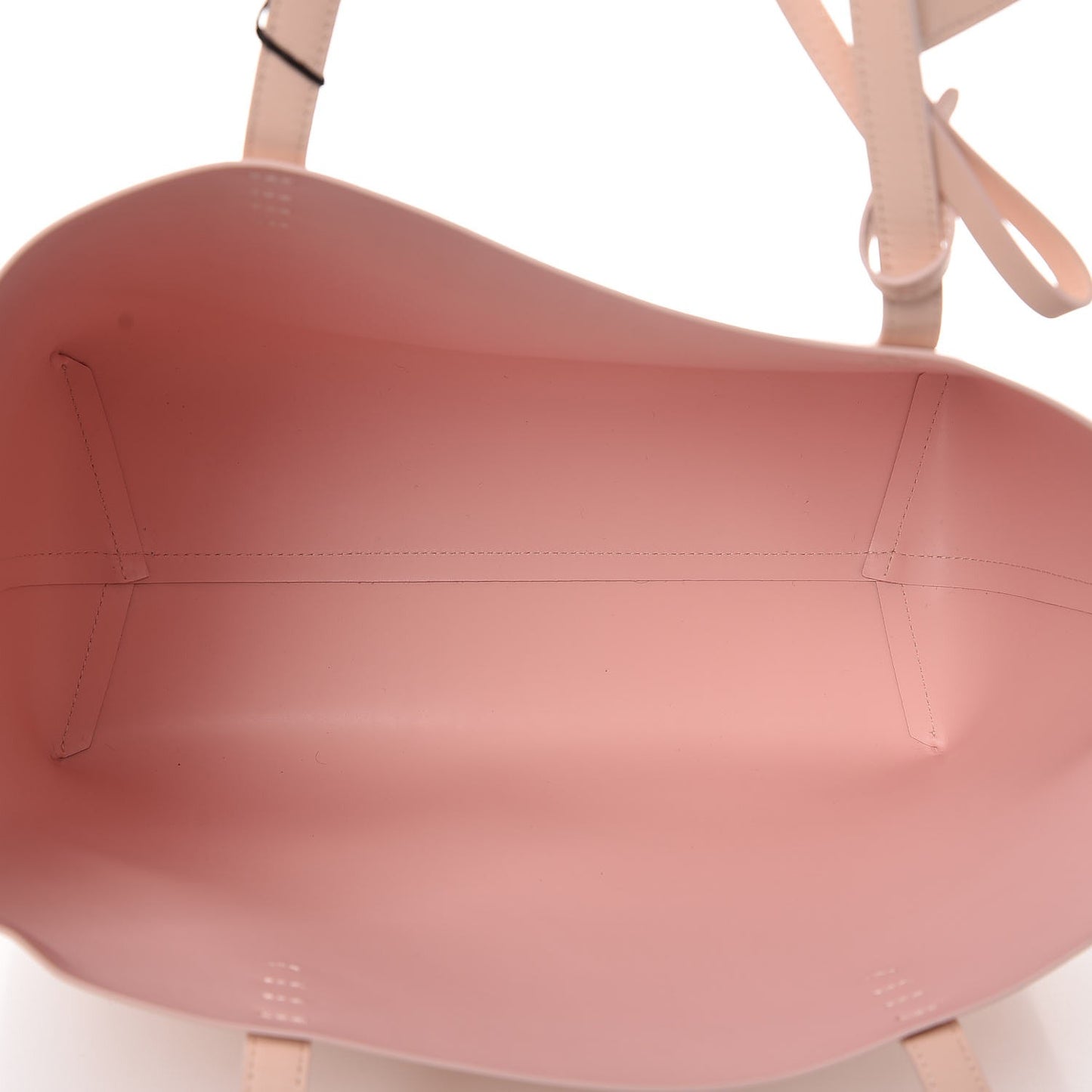 Vegetable Tanned Calfskin Small Shopping Bag Rosa