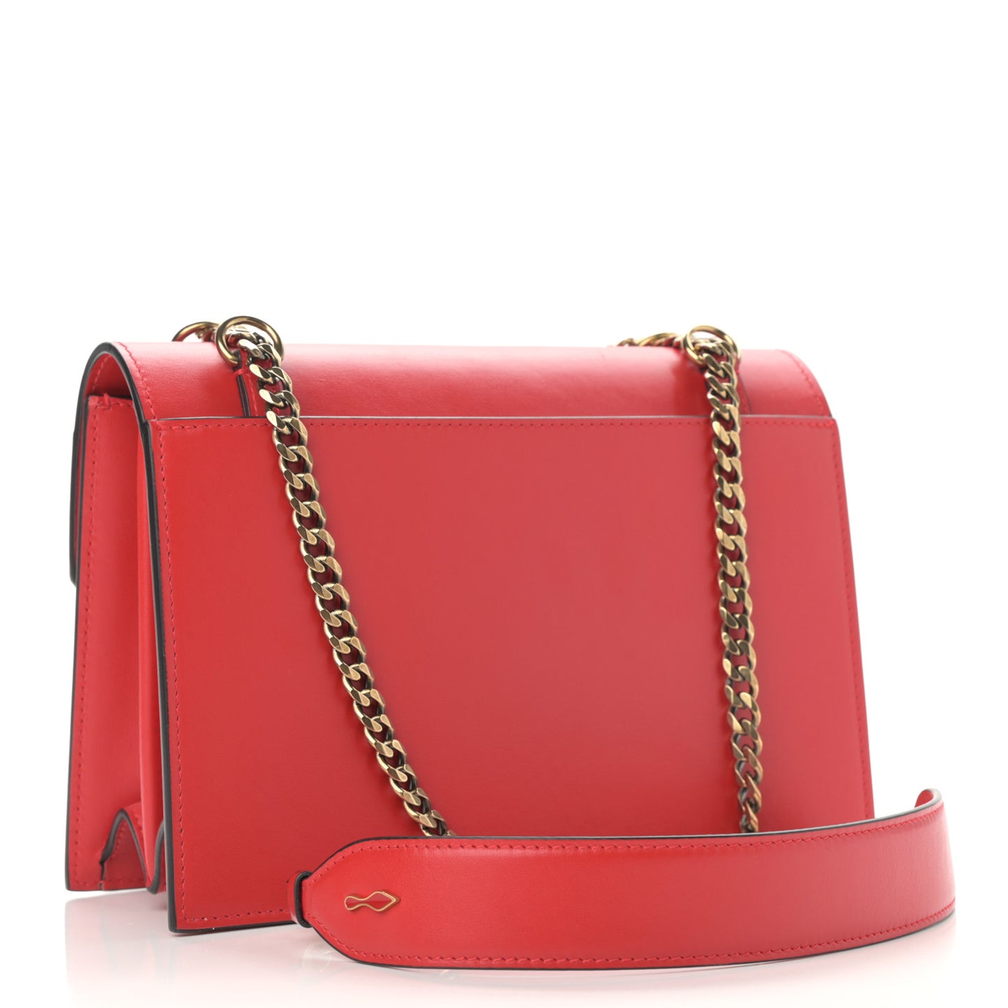 Calfskin Large Elisa Shoulder Bag Loubi