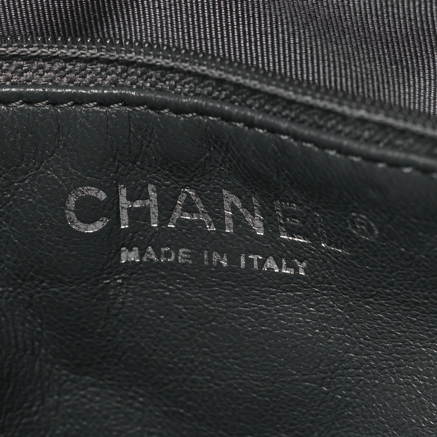 Chanel Aged Calfskin Quilted Large Reissue Camera Case Grey 6 of 10