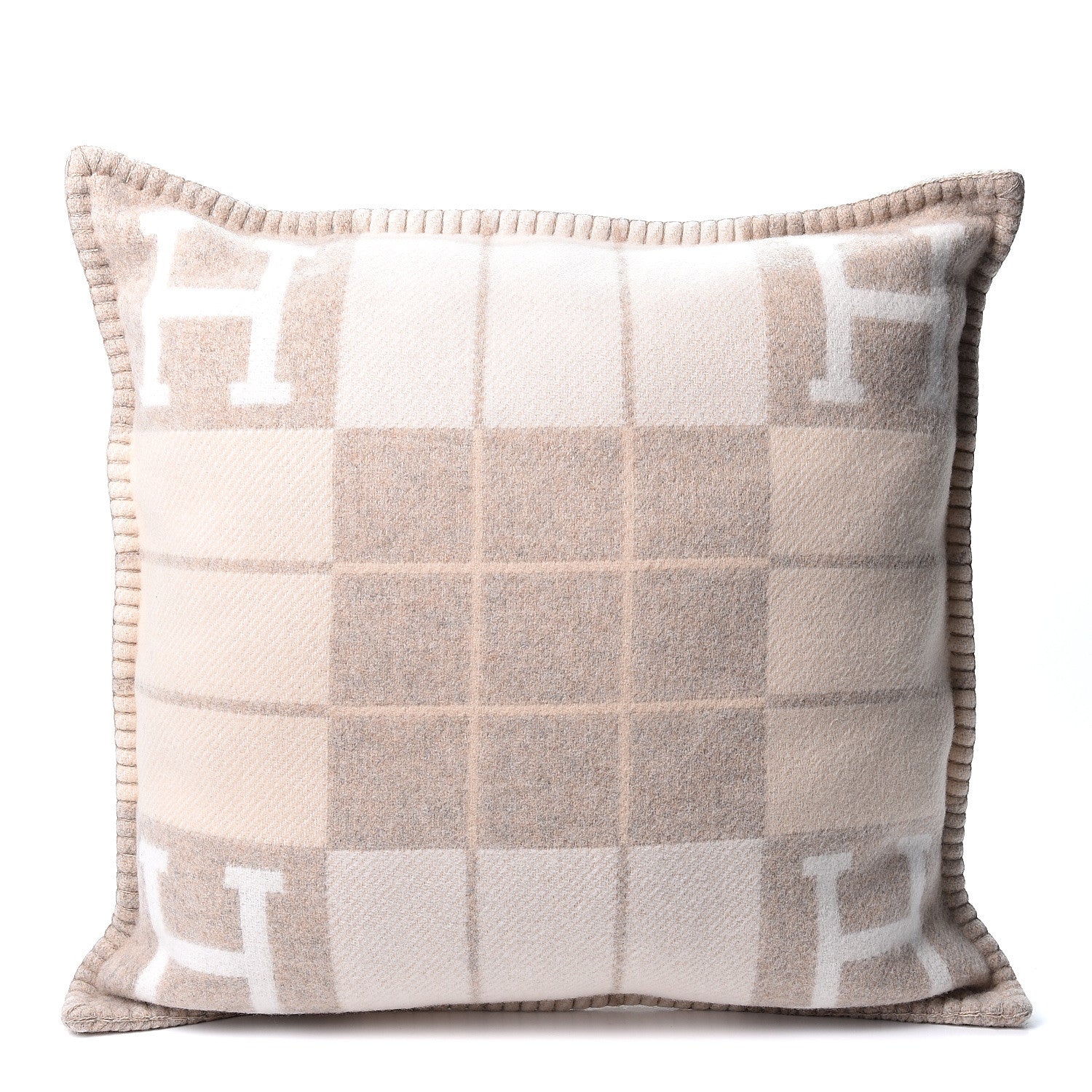 Hermes Wool Cashmere Avalon III Pillow PM Coco Camomille 1 of 4