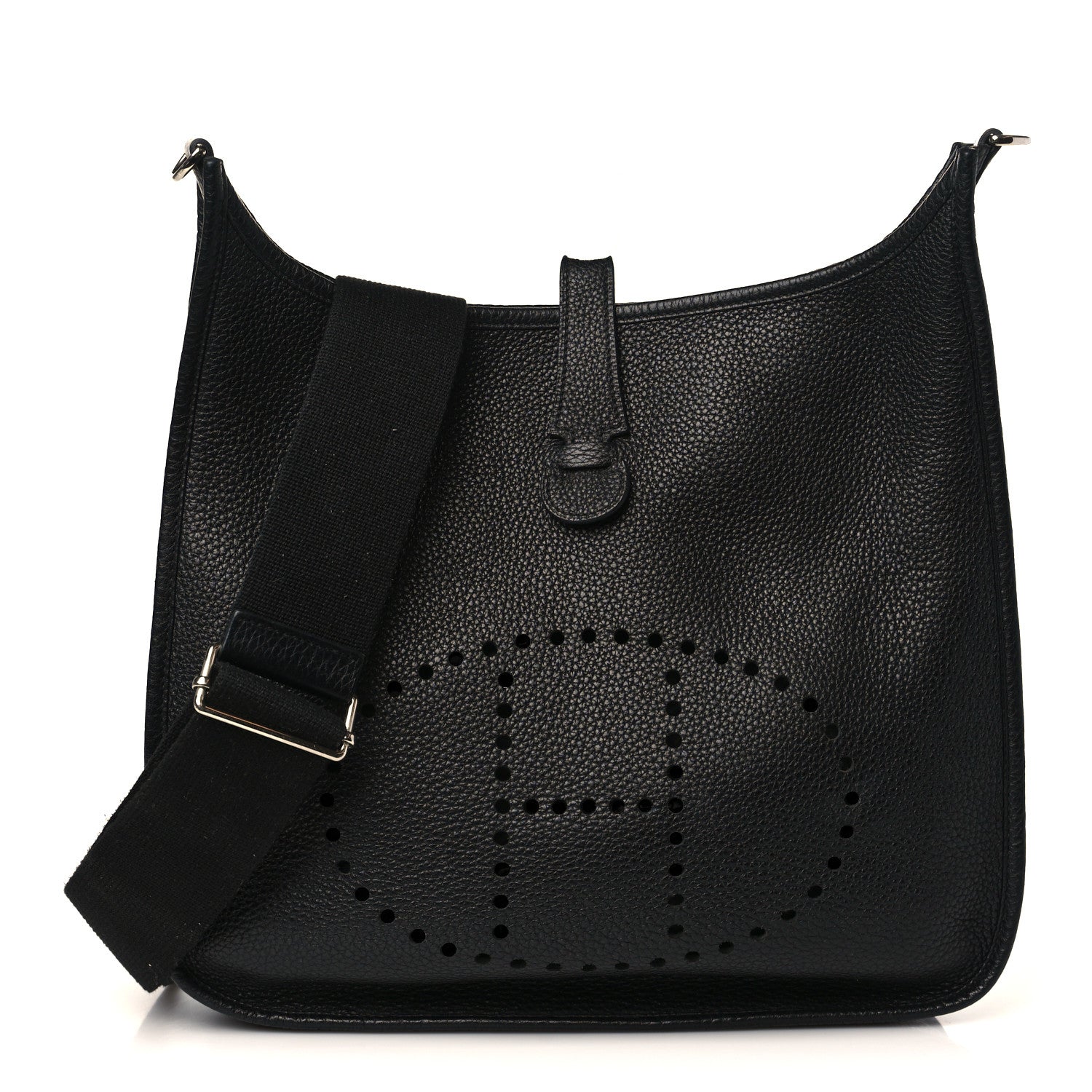 Hermes Taurillon Clemence Evelyne III GM Black 1 of 9