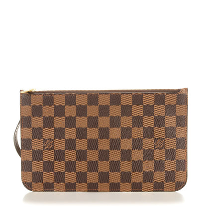 Louis Vuitton Damier Ebene Neverfull MM GM Pochette 1 of 8