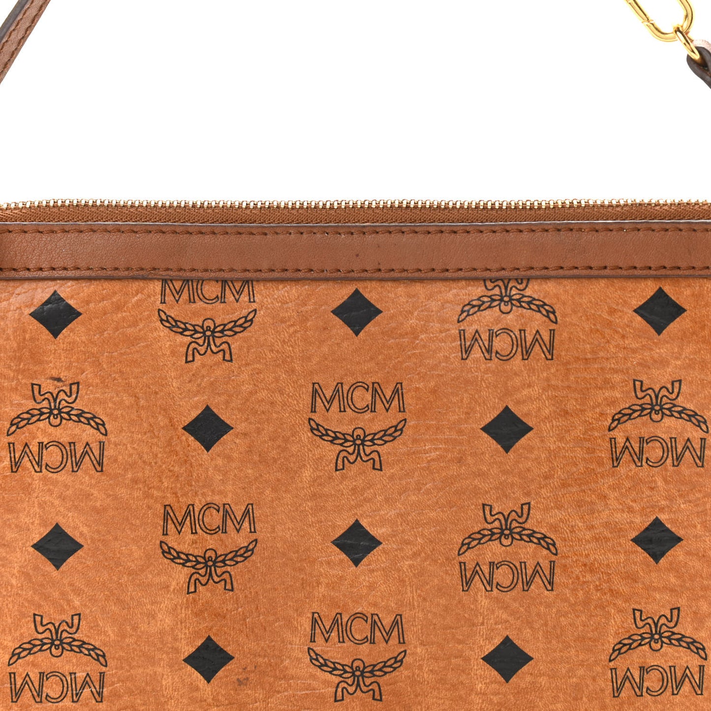 Visetos Liz Shopper Tote Pouch Cognac