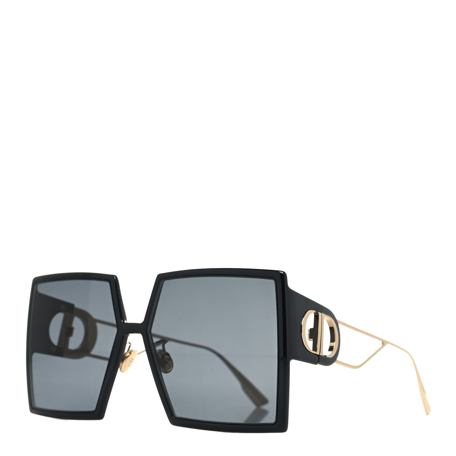 Christian Dior Square 30 Montaigne Sunglasses Black 1 of 8