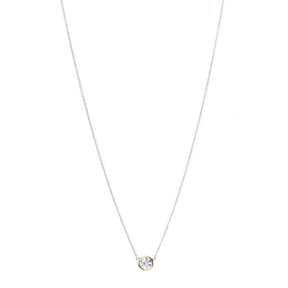 Tiffany 18K Yellow Gold Diamond .79ct Elsa Peretti Diamonds by the Yard Pendant Necklace 3 of 9