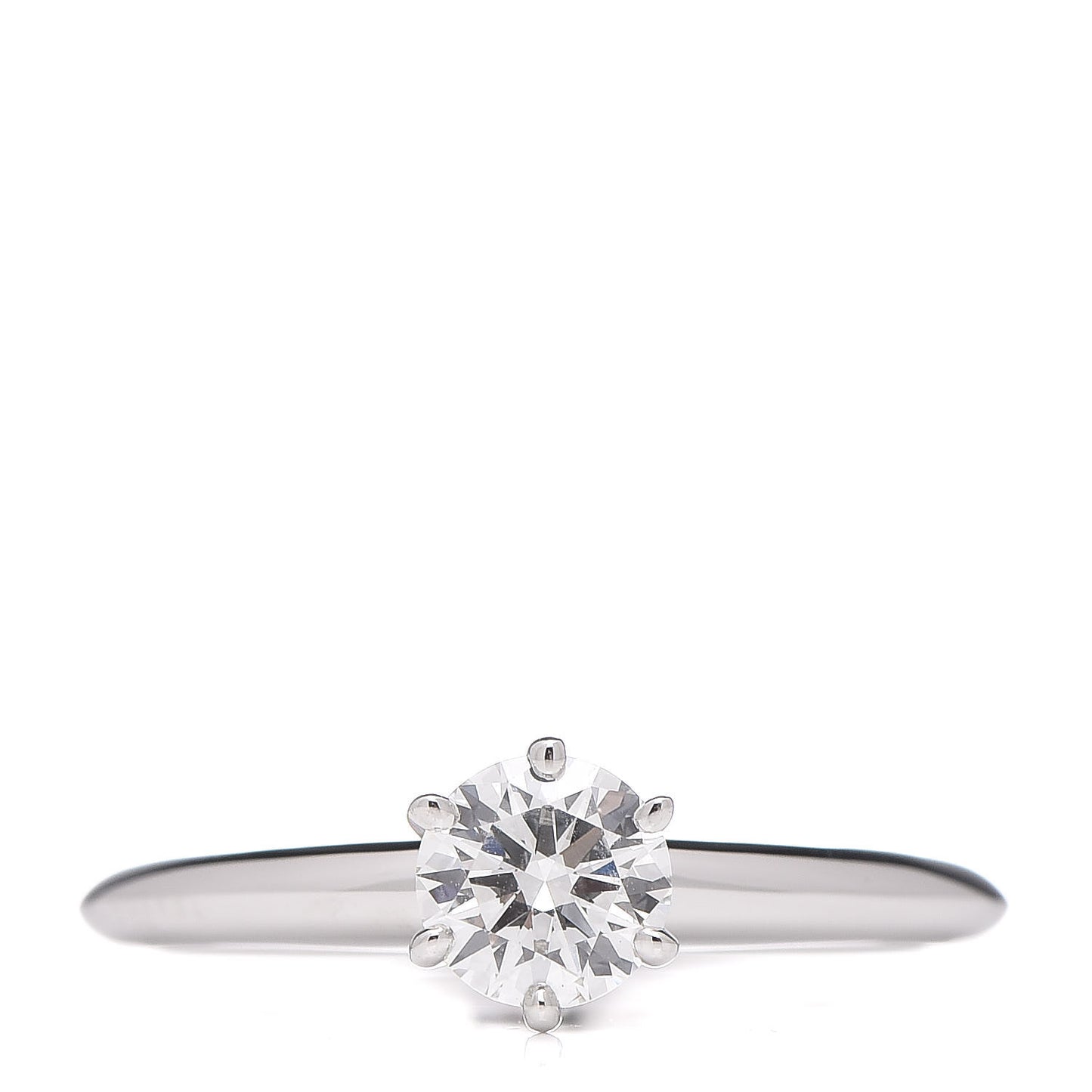 Platinum Diamond .48ct Solitaire Engagement 49 4.75