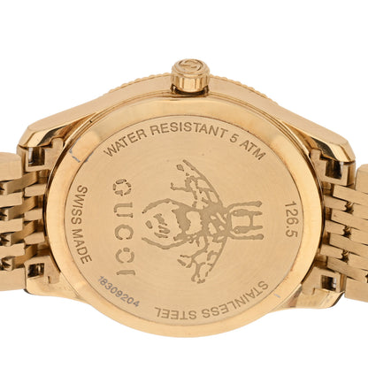 Gucci Stainless Steel 29mm G-Timeless Bee Quartz Watch Gold 4 of 5