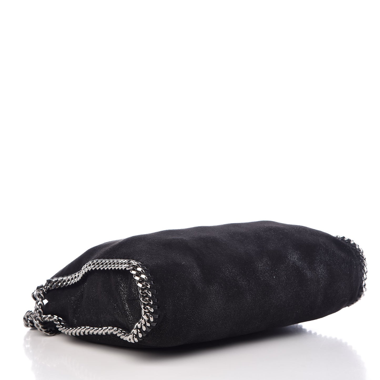 Shaggy Deer Falabella Fold Over Tote Black