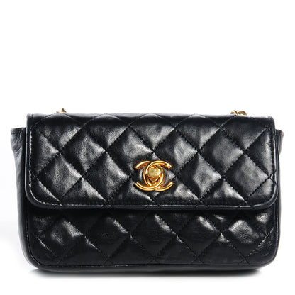 Chanel Lambskin Mini Flap Black 1 of 9