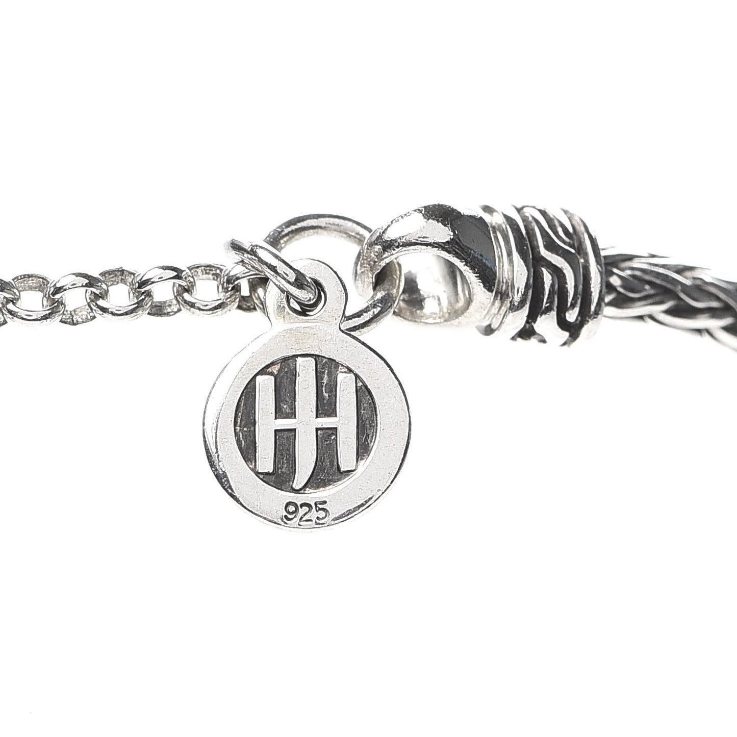 Sterling Silver Hematite Moonstone Black Onyx Classic Chain Necklace