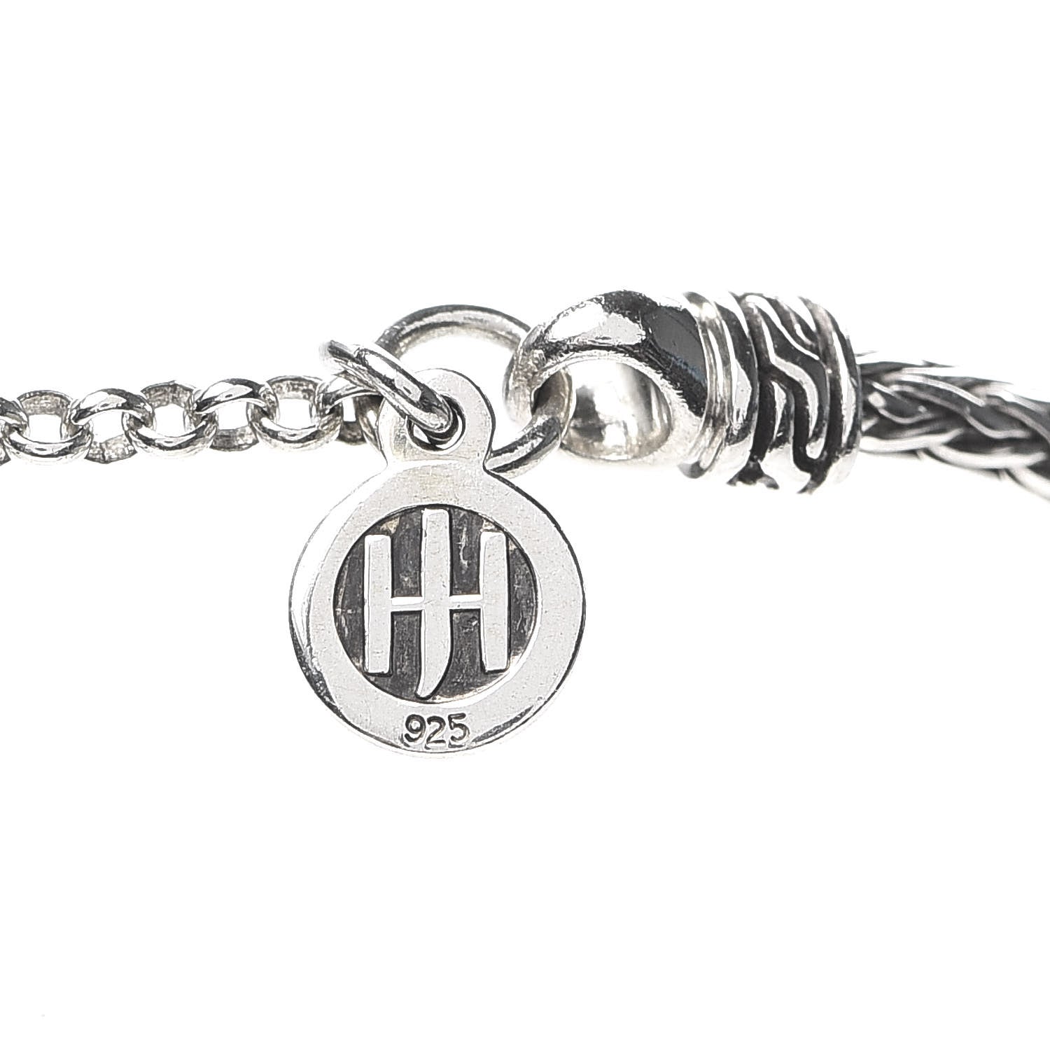 John Hardy Sterling Silver Hematite Moonstone Black Onyx Classic Chain Necklace 4 of 6