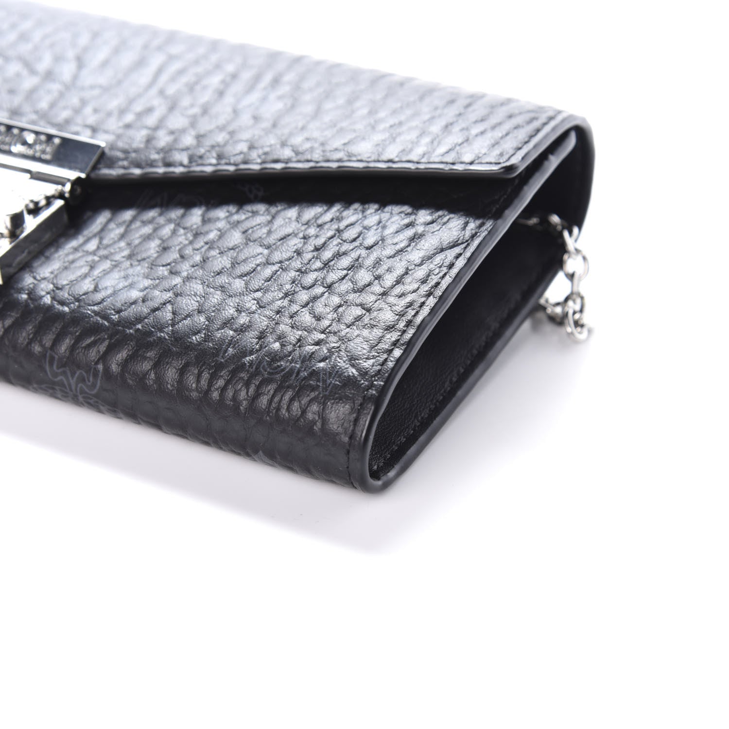 MCM Visetos Large Patricia Wallet On Chain Black 8 of 8