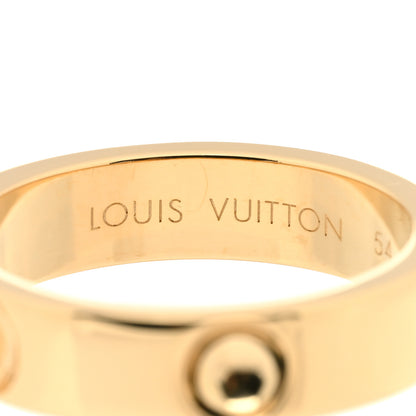 Louis Vuitton 18K Yellow Gold Empreinte Ring 54 7 4 of 4