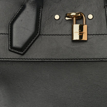 Louis Vuitton Calfskin City Steamer MM Black 19 of 24