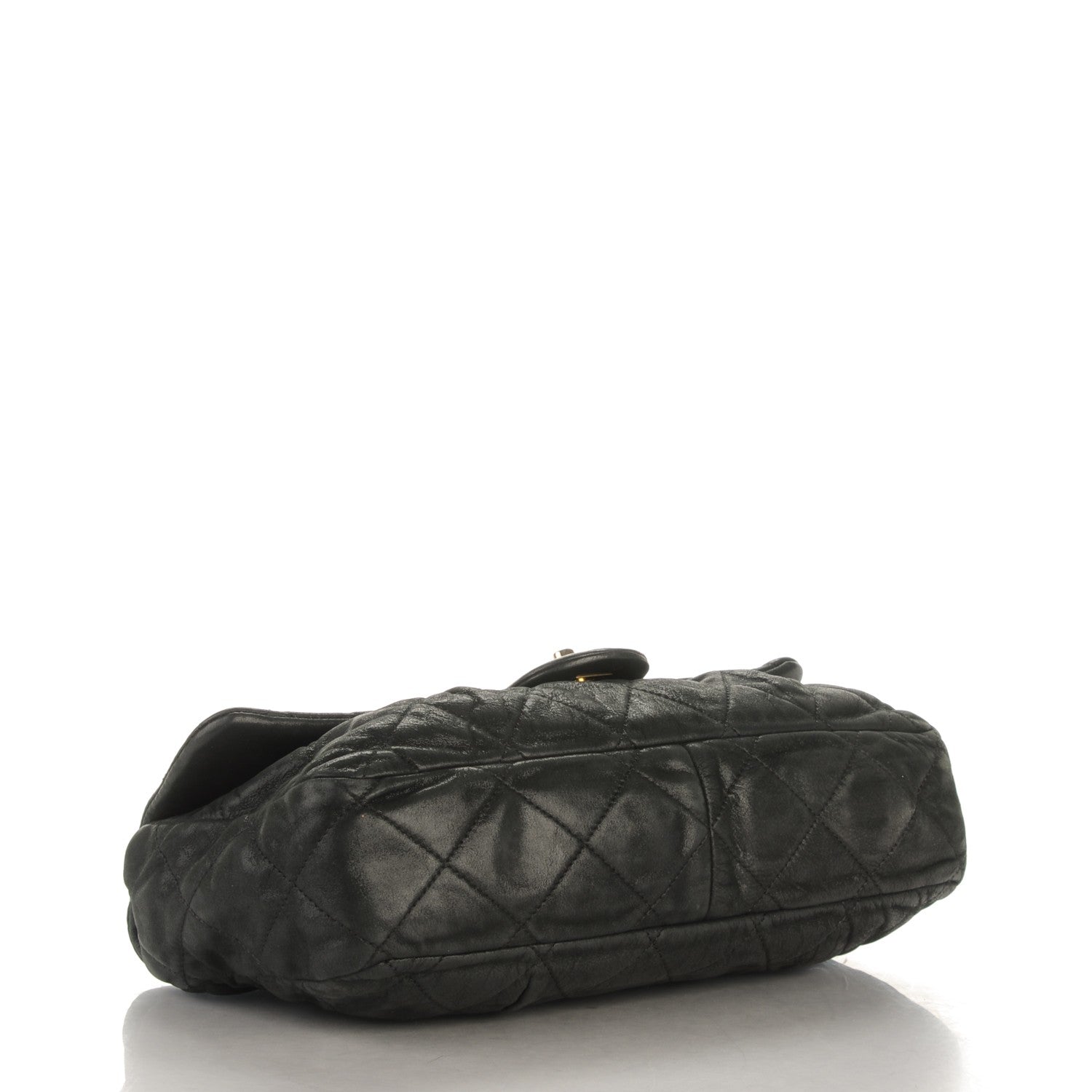 Chanel Iridescent Calfskin Large Chic Quilt Flap Black 4 of 9